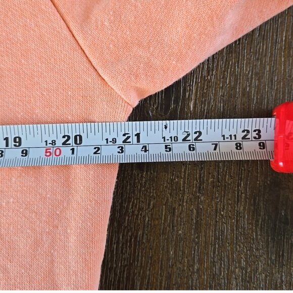 Columbia orange cropped 1/2 zip sweater size M - Picture 6 of 7